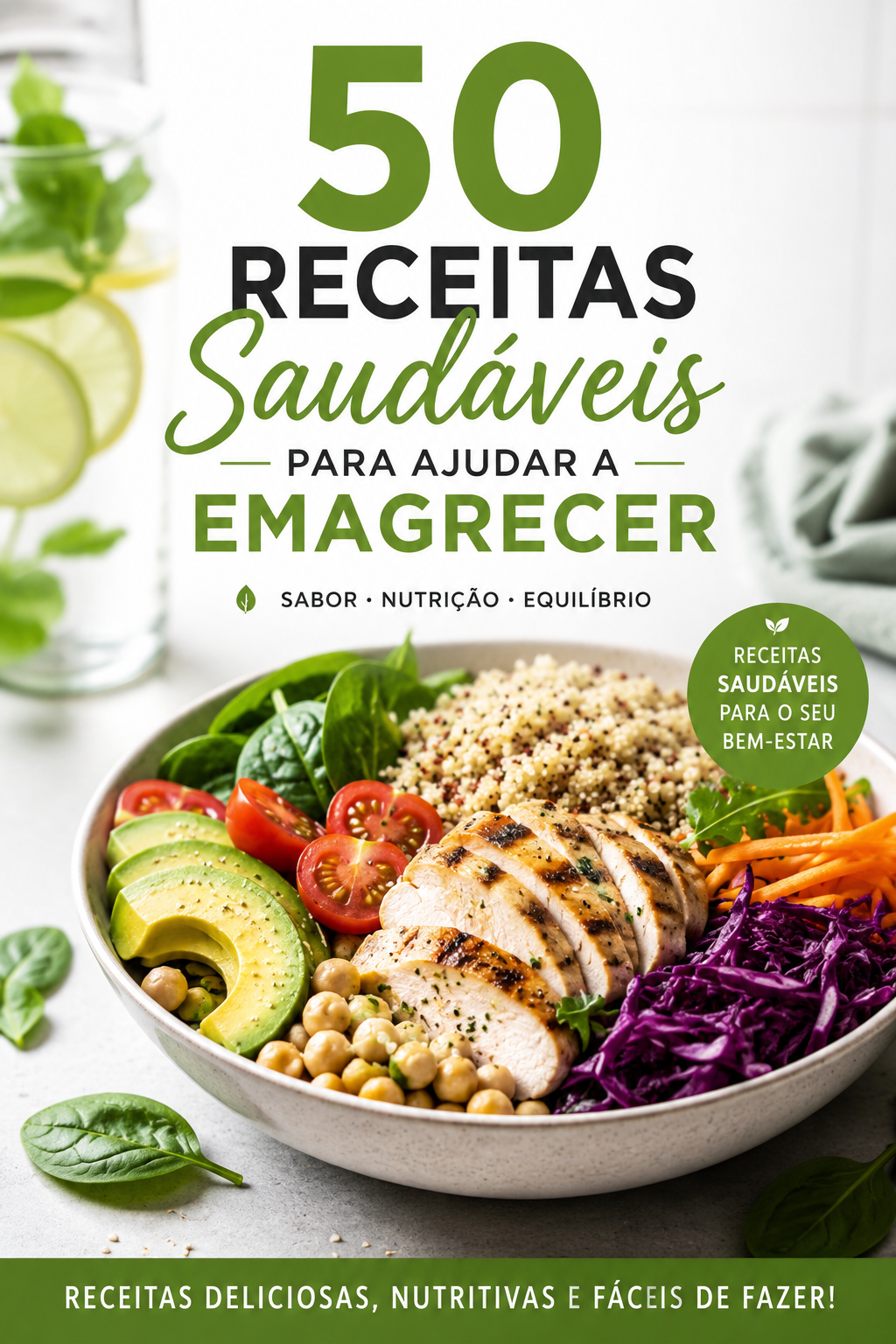50 Receitas Saudáveis para Ajudar a Emagrecer